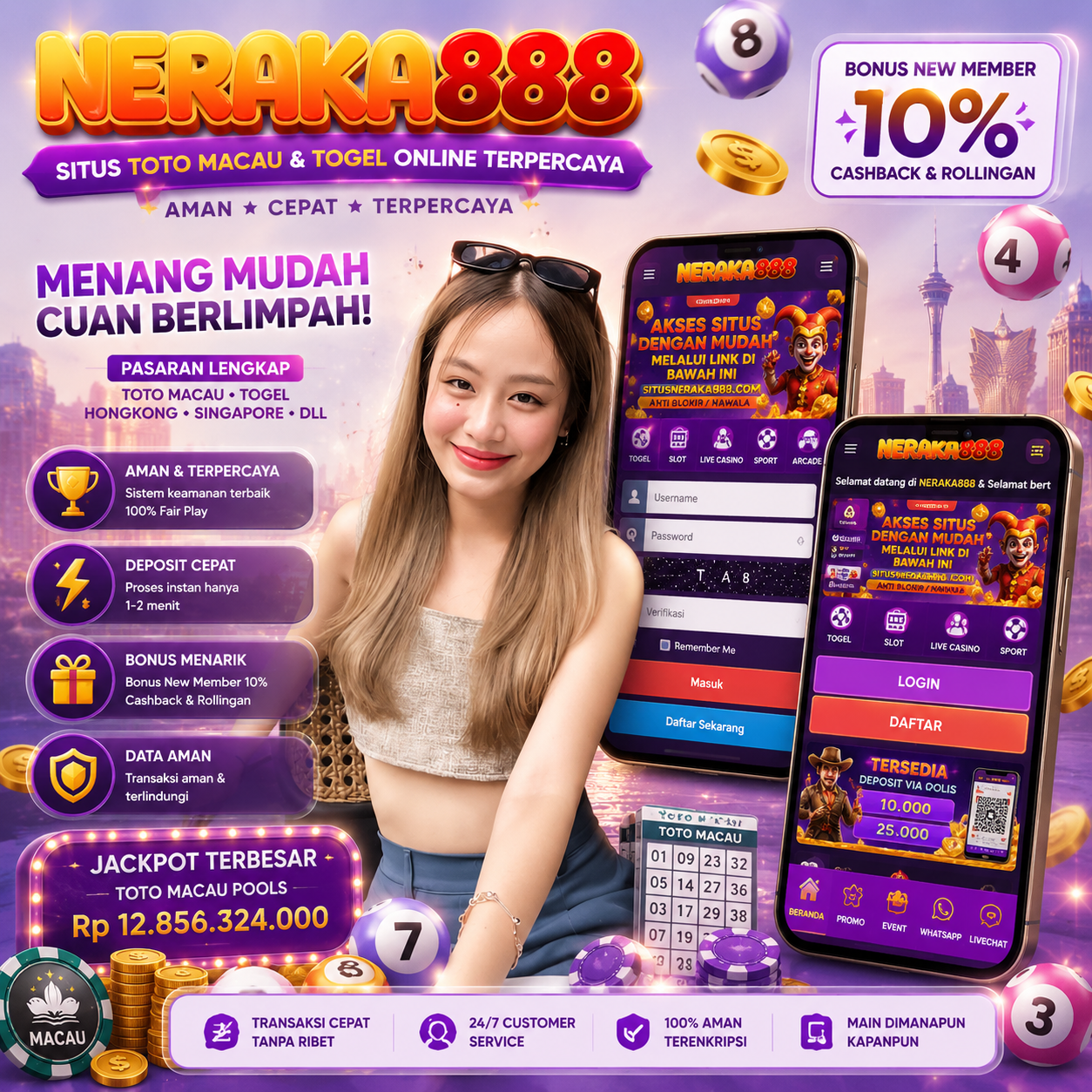 NERAKA888 : Pusat Bandar Togel Terbaik Dengan Pasaran Terlengkap Dijamin Ultra Hoki