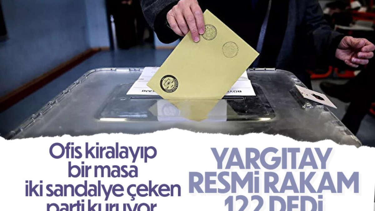 Türkiye’de faal durumdaki siyasi parti sayısı 122 oldu – En Son Haber