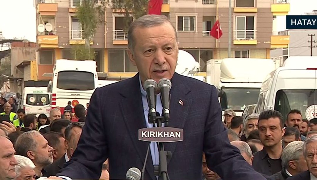 Deprem bölgesine ziyaret | Cumhurbaşkanı Erdoğan: Hatay’ı yalnız bırakmayacağız
