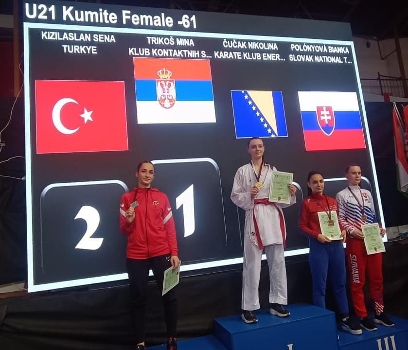 Diyarbakırlı Milli Karateci Kızılaslan Sırbistan’dan Gümüş madalyayla döndü!