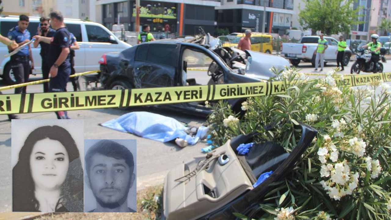 Antalya’da otomobiller kafa kafaya çarpıştı: 2 ölü, 3 yaralı