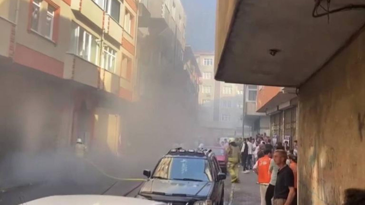 Pendik’te boya atölyesinde yangın: 7 kişi dumandan etkilendi