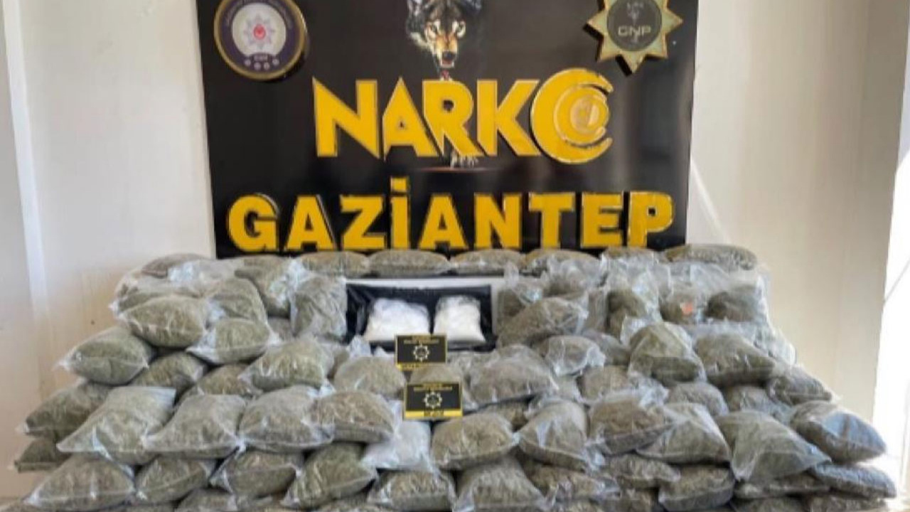 Gaziantep’te 80 kilogram uyuşturucu ele geçirildi