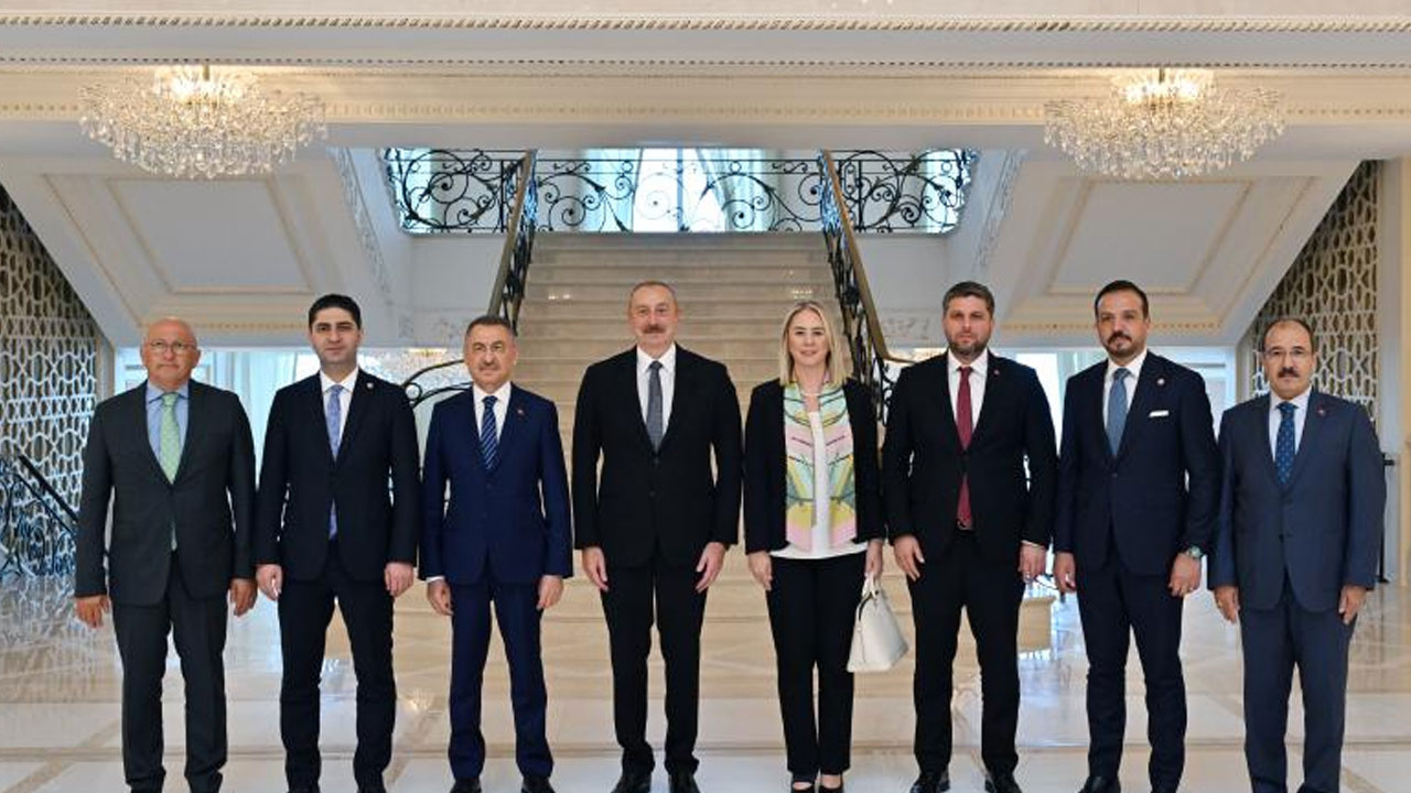 İlham Aliyev, TBMM Dışişleri Komisyonu Başkanı Oktay’ı kabul etti