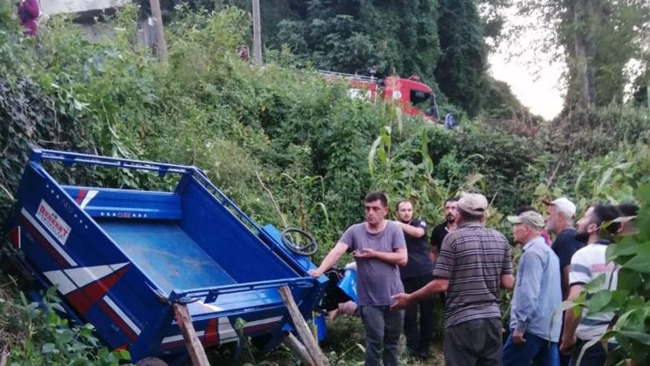 Zonguldak’ta fındık işçilerini taşıyan patpat devrildi: 13 yaralı