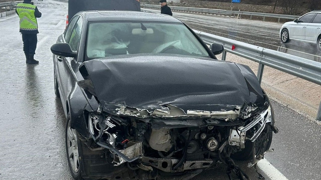 Tokat’ta belediye başkanı kaza yaptı