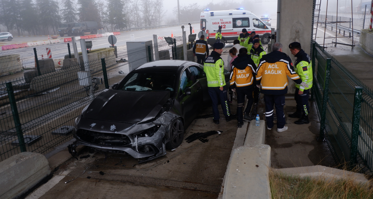 İstanbul – Edirne gişelerinde kaza: 3 yaralı